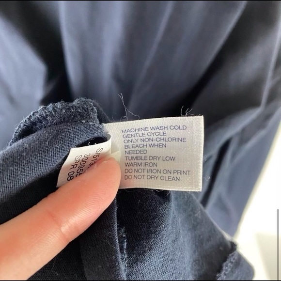 GAP Navy Blue Long Sleeve Tee | XL - Picture 6 of 6
